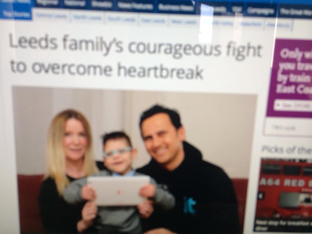 CrostonJenny's tweet image. Great story about the amazing Smith family in today&apos;s Yorkshire Evening Post. #inspiration #ittablet @ittablet