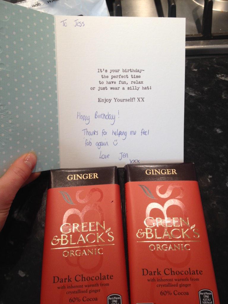 jessibeaumont's tweet photo. I have the nicest clients who know me far too well!!! #darkginger #prezzies #love http://t.co/XG11H4zYTU