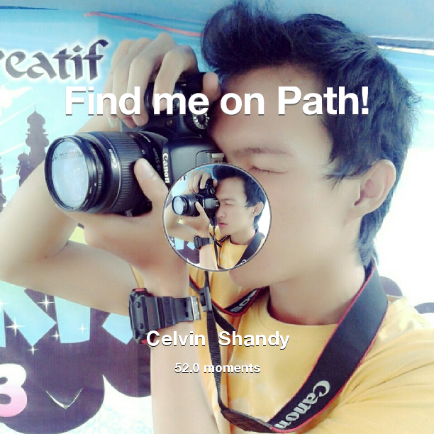 leesandythiwa's tweet photo. I've shared 52.0 memories with my friends on #Path - see them now at http://t.co/WDjAq9tQBs! #thepersonalnetwork http://t.co/7A4SvlsUcM