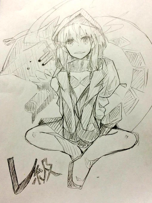 レ級ちゃん描いたー!10分クオリティだけども勘弁。
#艦これ版深夜の真剣お絵描き60分一本勝負 