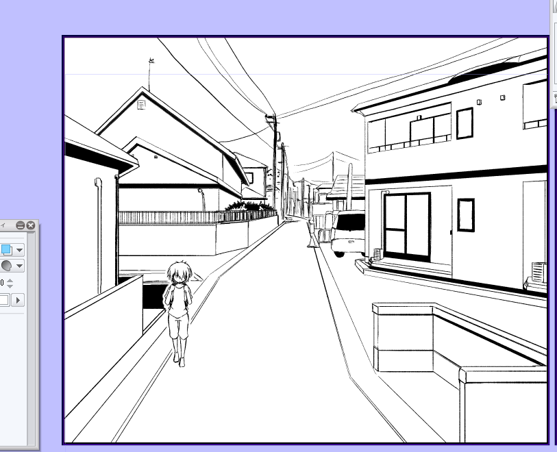 3Dにたよらない背景すんげー辛いゾ… 