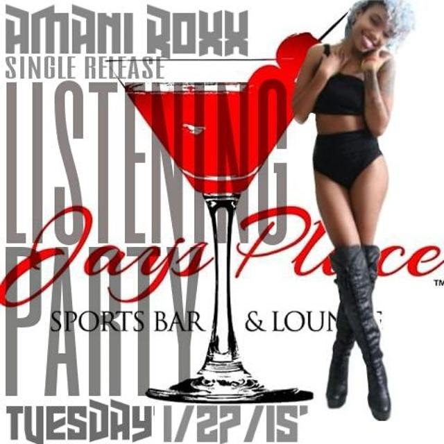 Tuesday January 27 Come out to Jays Place for My Single Release Party!! 4812 Redan Rd Stone Mountain<a href="/tag/support"class="tags"><span>#support</span></a><a href="/tag/listen"class="tags"><span>#listen</span></a><a href="/tag/rt"class="tags"><span>#rt</span></a>