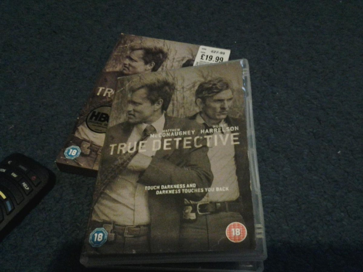 Getting into this tonight, hope its good. #truedetective