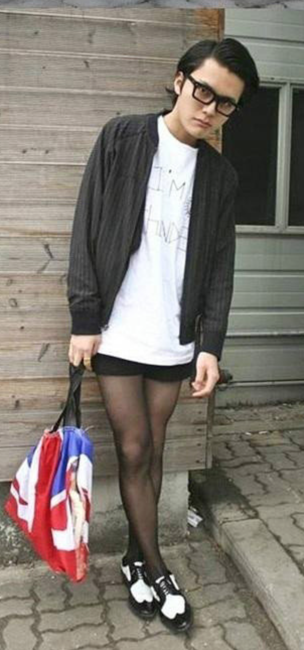 Man wearing pantyhose cheap