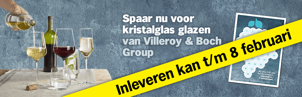 U kunt nog uiterlijk tot 8 februari kristalzegels sparen en inleveren.