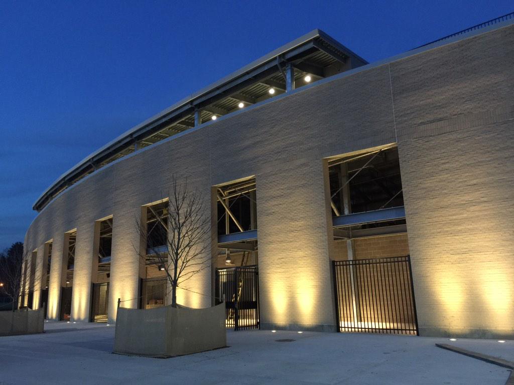 Rafferty Stadium at Night