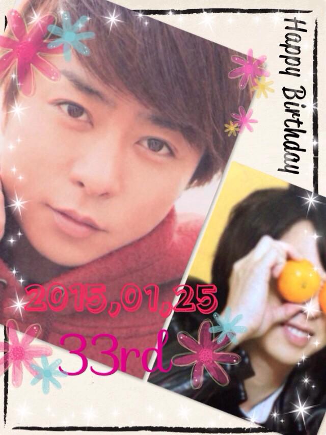   Happy Birthday   ----SHO    SAKURAI----                                       Have a nice day!!!! 