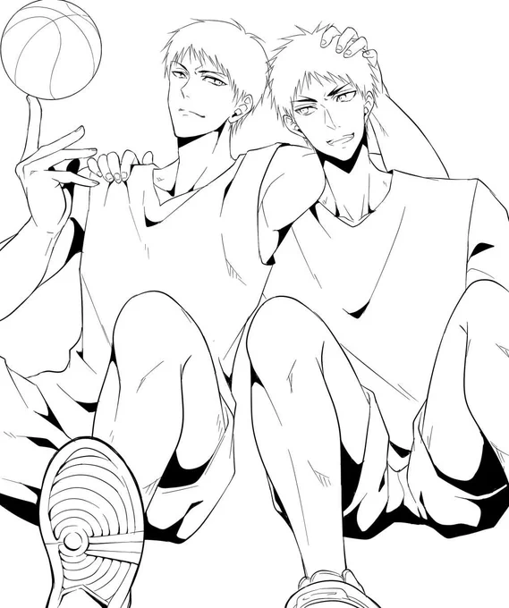 莱さんに塗ってもらう、ジャンネク青火描けた!うぅー////楽しみっ(*ノ▽ノ) 