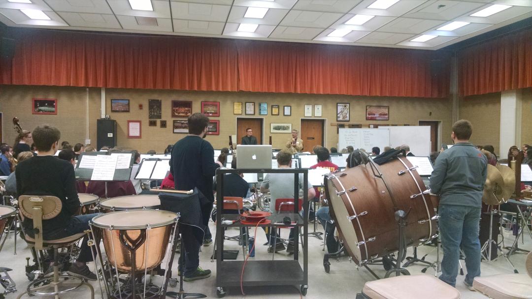 sniewohner's tweet photo. IBCF Day 2: morning conducting session. Love hearing the band and watching all the learning moments. http://t.co/hZ06gFab9Q