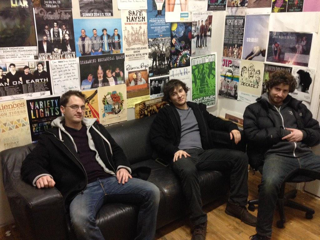 kkvband's tweet photo. Thanks to Kris at FearlessRadio for having us out to discuss our new EP Crashtest Pilots. @fearlessradio is the best! http://t.co/JQp4Yo7vqw