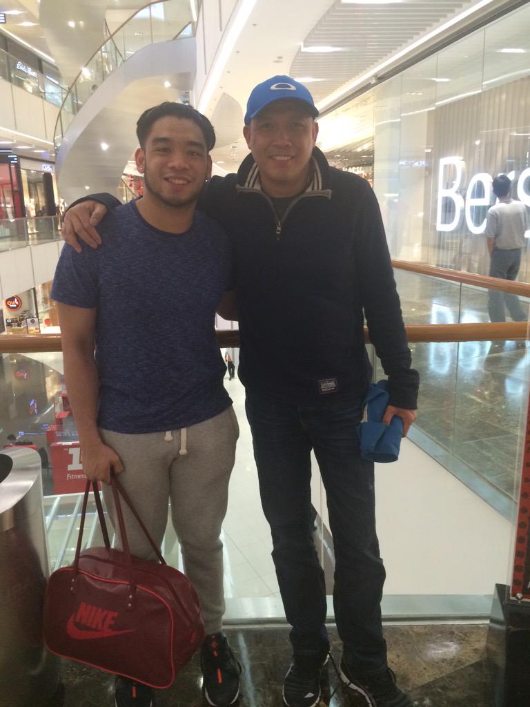 MustreRepublic's tweet photo. "@terencemustre1: With the old man earlier! We ready to find another home ππ #welcomebackpaps! http://t.co/Vfe5bApvMa" #ForTheBest πͺ
