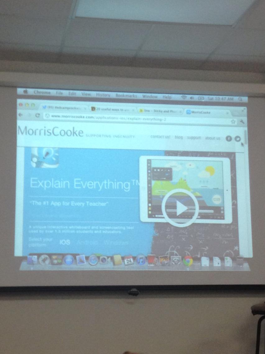 ShellybBennett's tweet photo. #edcamprockwall. Great apps for implementing technology for creating and writing http://t.co/Qinf8g3eYc