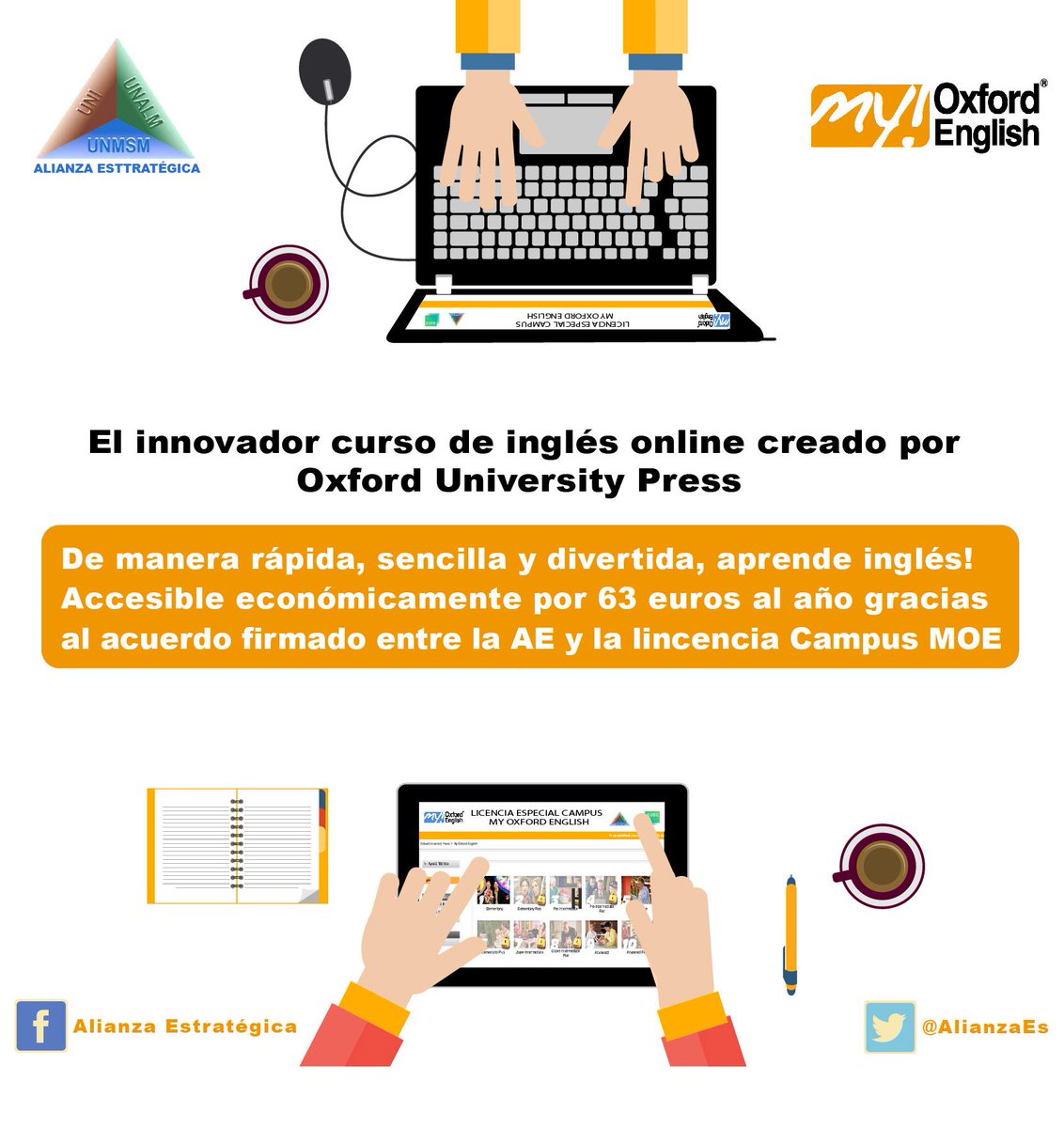 AlianzaEs's tweet photo. Si no estudias inglés en verano, no son vacaciones!! 
Mayor información ➝ http://t.co/vNQm9XVpvH http://t.co/yWPHFi2aat