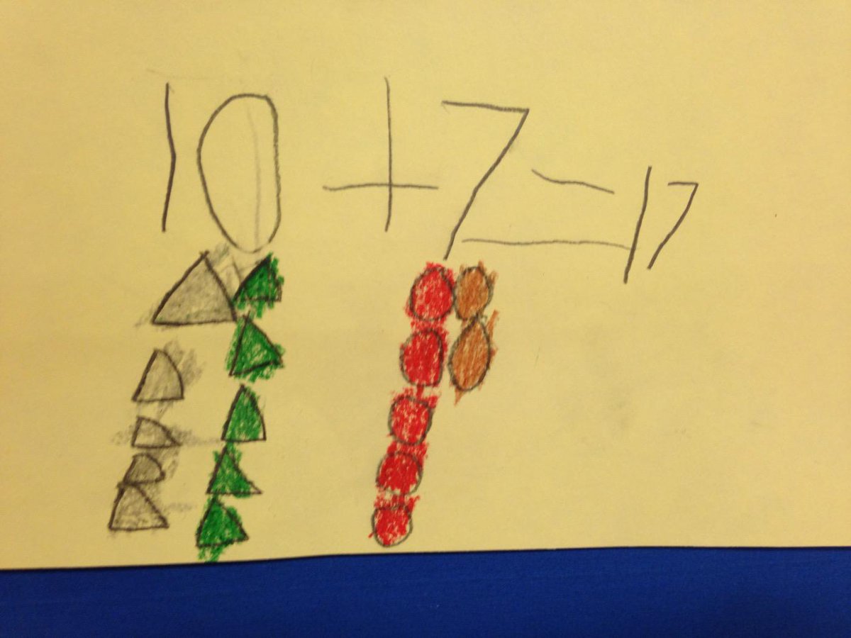 meg_farwell's tweet photo. Building teen numbers using a ten group! #ED500Kukla3 http://t.co/BZgY3rePpm