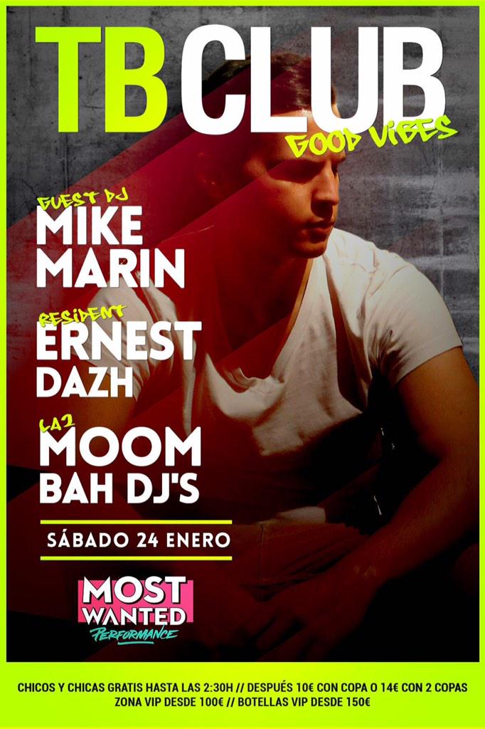 Os esperamos esta noche #GoodVibes con @DJmikemarin <a href="/ErnestDazh/">Ernest Dazh</a> &amp; <a href="/MOOMBAHDJS/">MOOMBAH! DJS</a>!