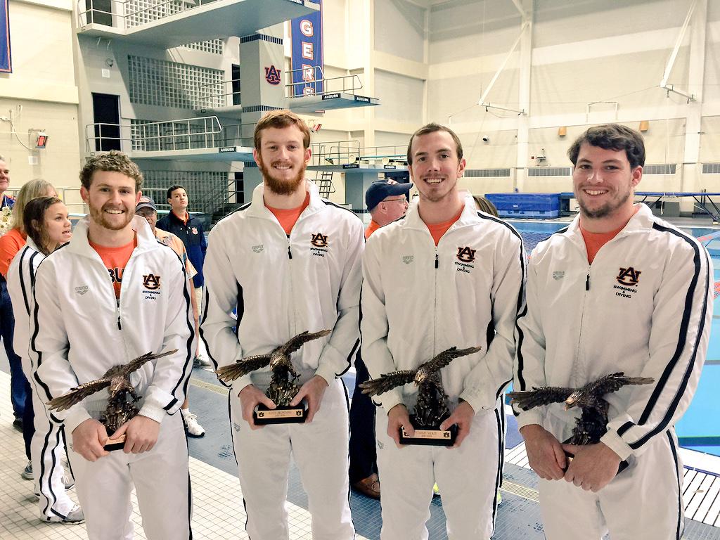 AuburnSwimDive's tweet photo. Congrats to our great senior class. Thank you for the impact you've made on this program. #WarEagle http://t.co/gaMrFRqS4l