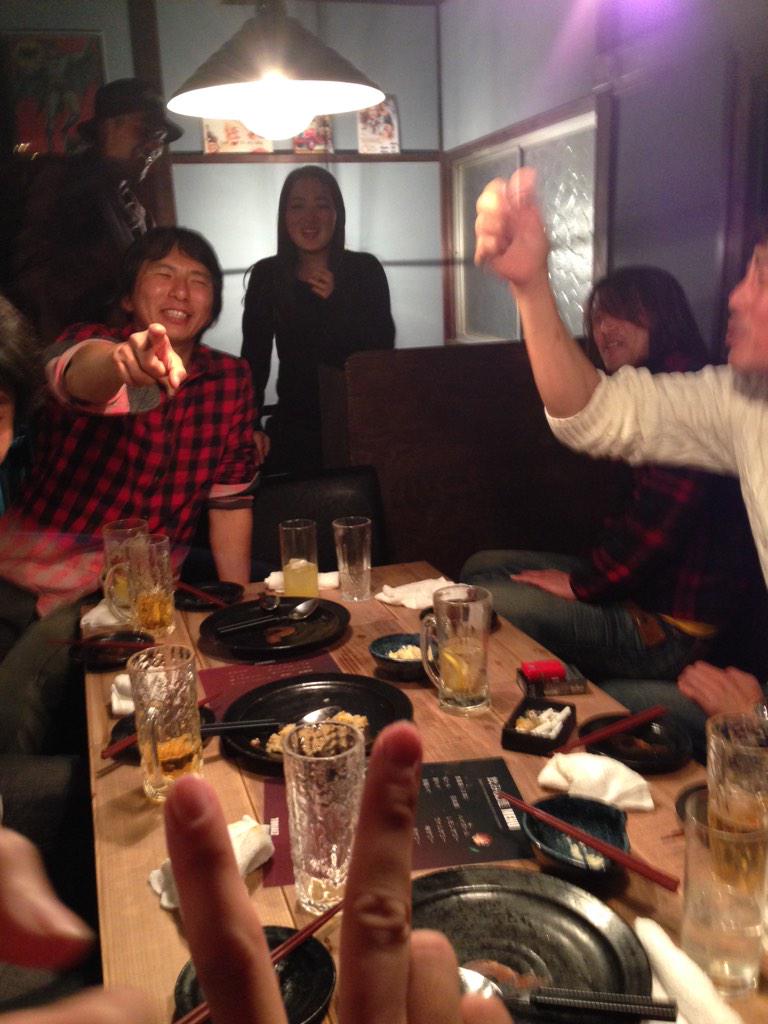 oshikawa_FCB's tweet photo. この場を作ってくれた後輩にありがとう！ http://t.co/seA2uLXKU4