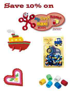 10% off Maxi Hama Beads for age 3+ Please RT, thank you!