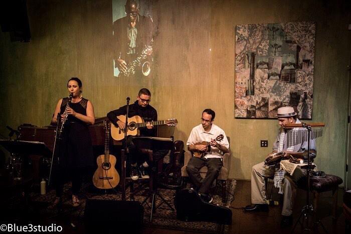 Sun 1/25 at Croce's Park West: lively, joyous Brazilian music! Beautiful atmosphere for a Sunday evening <a href="/CrocesRest/">Croce's Park West</a>