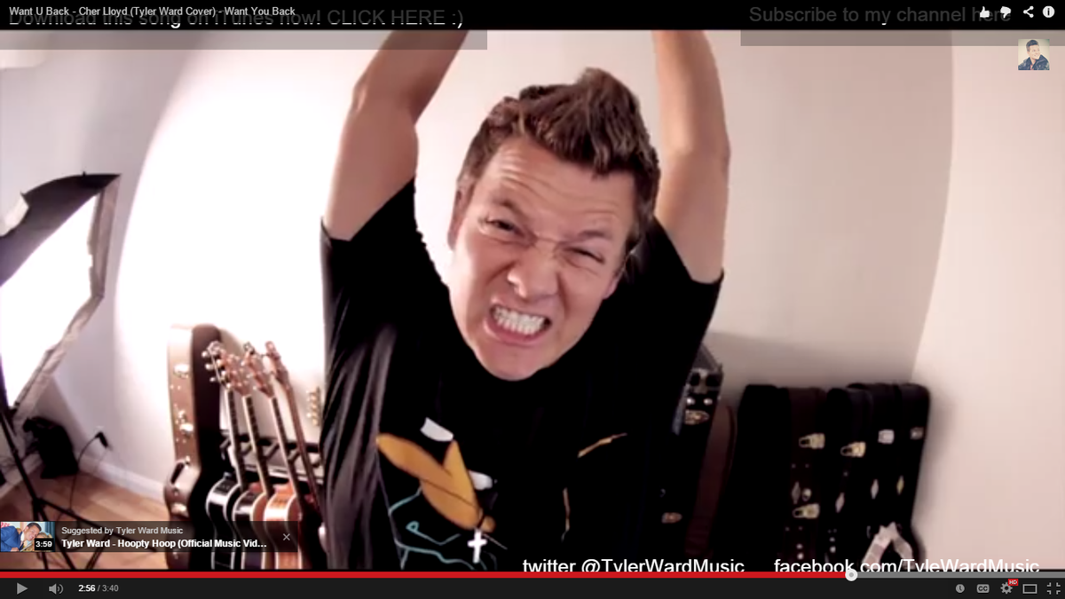 longstoryQT's tweet photo. Happy 7 years on @YouTube, to @tylerwardmusic.
May there be many more!
Love being on #teamtylerward ♥
#smile ☺ http://t.co/IJ2rbKMtyf