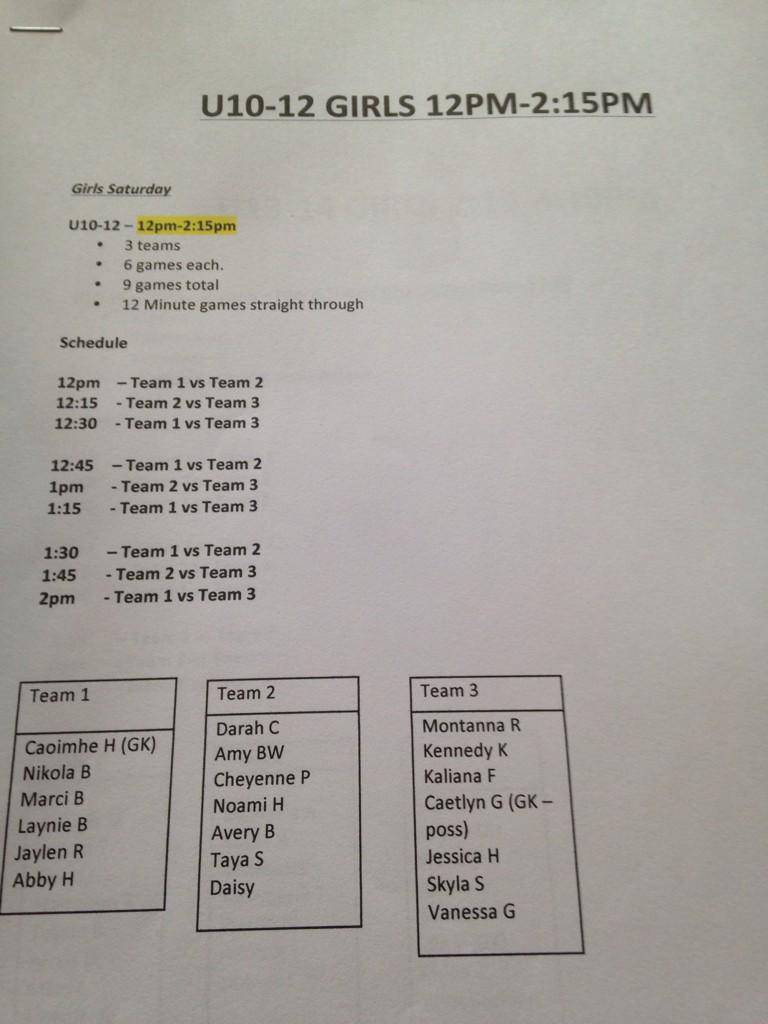 2 hours from Kick OFF!! First up U10-12 age group. Both East and West coming together for this #WFCkootenay #teamwork
