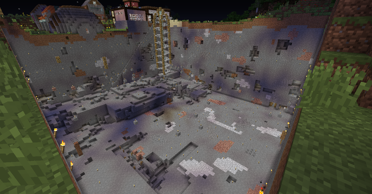 PCGMCUS's tweet image. Layer Mine Progress, Well done all.