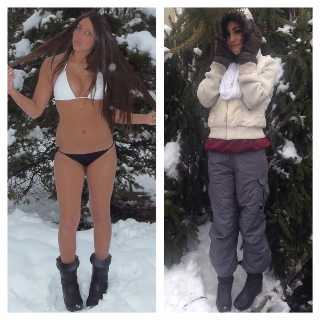 katelyndedom's tweet photo. There are two types of girls in the winter❄️ #wintersonderland http://t.co/hOW1QuDCuc