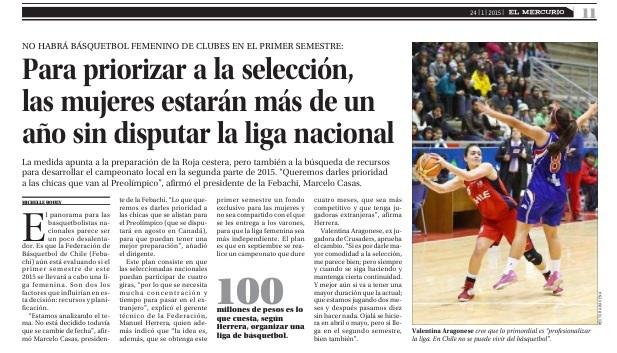 iranarcos's tweet photo. Para Tranquilidad de nuestros Clubes la LNBF es Autónoma,Chile Somos Todos,No por  Selección vamos a quedar Sin liga http://t.co/aKLNXwf1BO