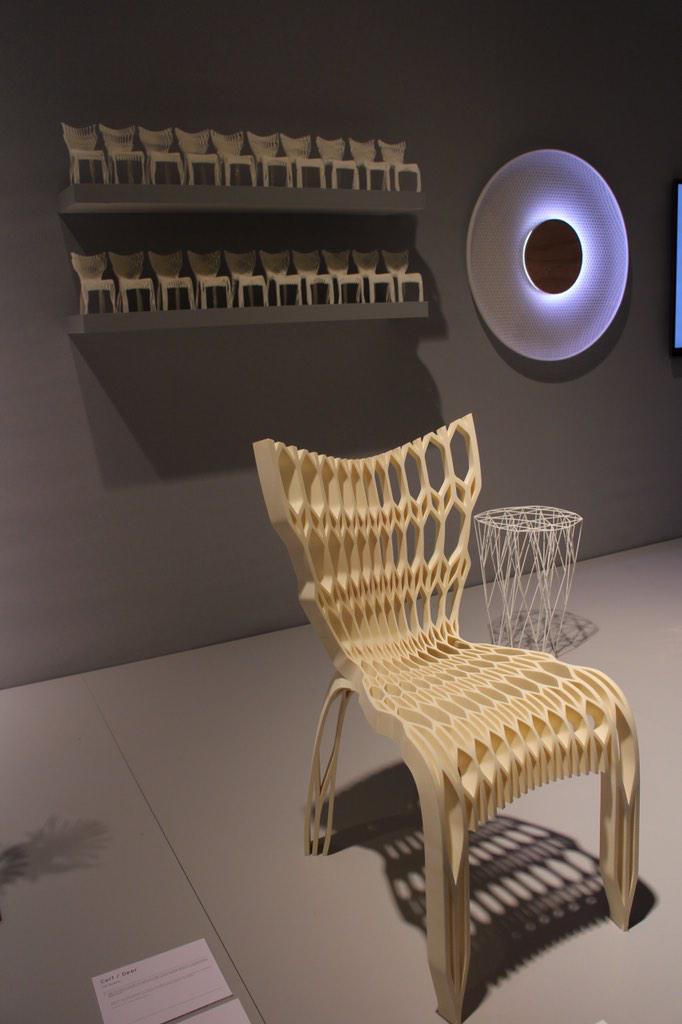 KukunBlog's tweet image. Serie of unique and variable chairs from selective laser sintering materials #TechnoMade #MO15