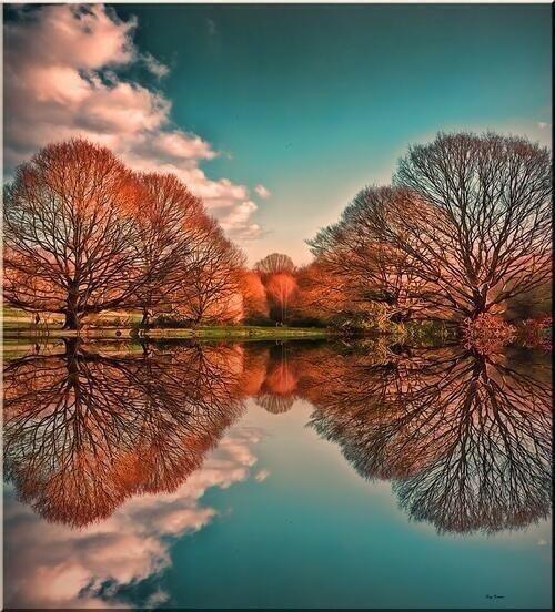 _Paisajes_'s tweet photo. Reflexión perfecta. Londres, Inglaterra. http://t.co/sWXZ6erVvh