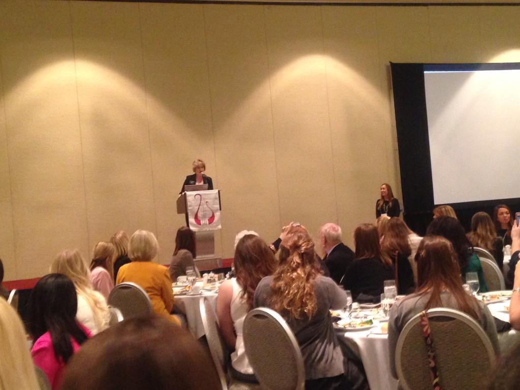 So exciting to hear from our National President of AXO! #AXOLA15