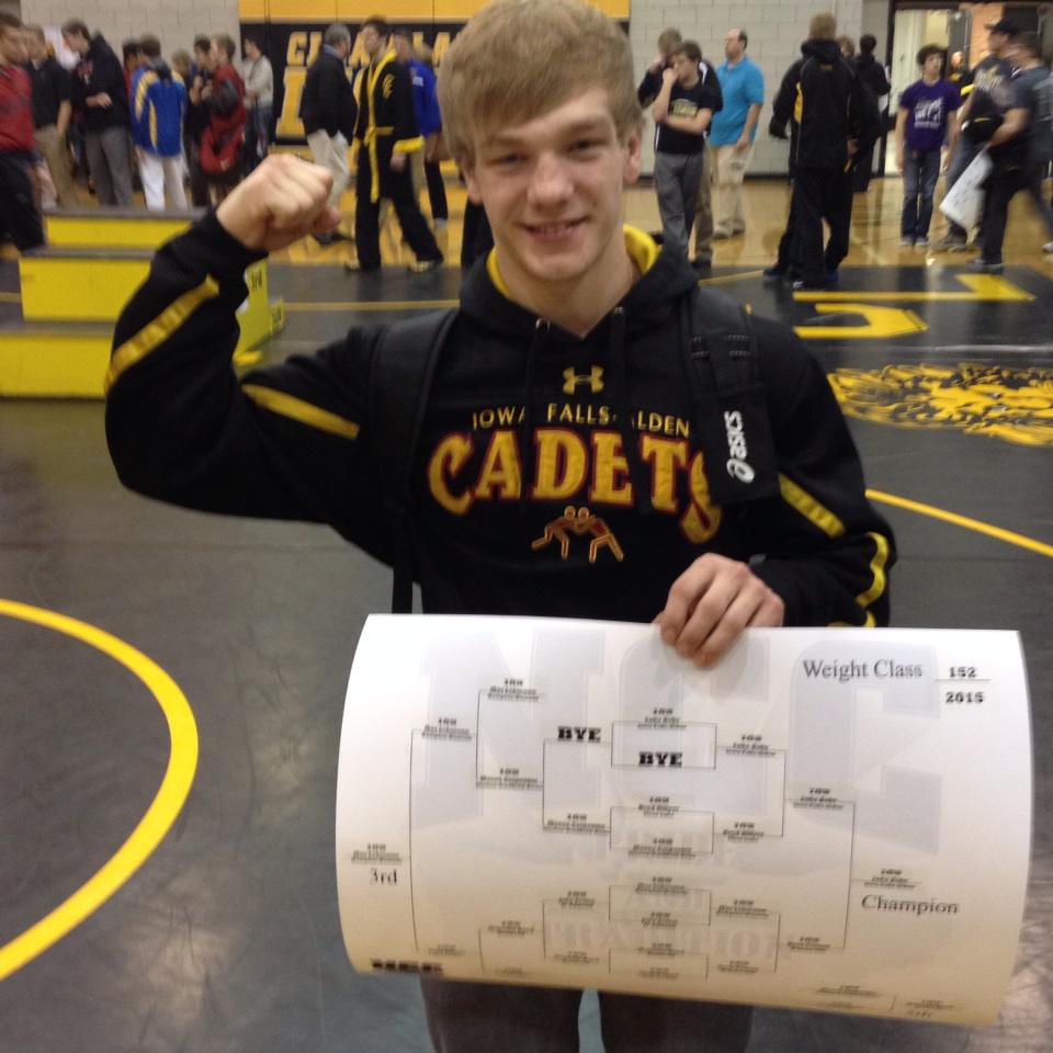 TwinkieItes's tweet photo. This is what a conference champ looks like. Congrats to Luke Bahr! #NCCChamp http://t.co/g0pxMxyR7C