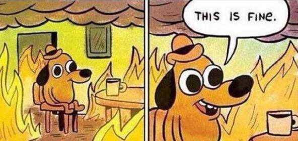 TheComedyHumor's tweet image. How I'm handling life right now
