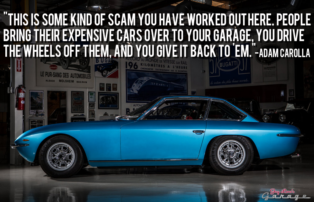 LenosGarage's tweet photo. .@adamcarolla is onto us. 😁 #JLG http://t.co/zmUzG70myu