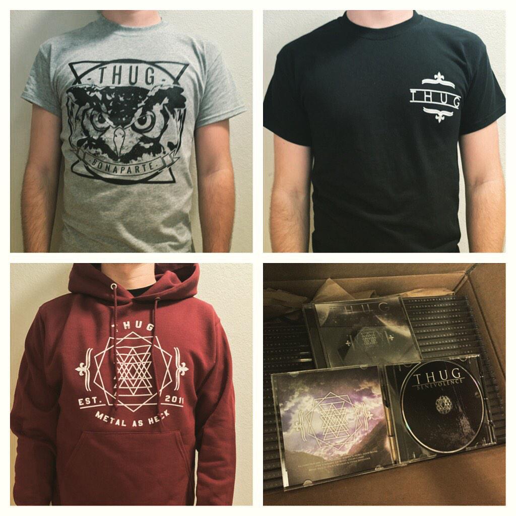 The new line of merch is finally in! Go pick up some new threads at thug.bandcamp.com
