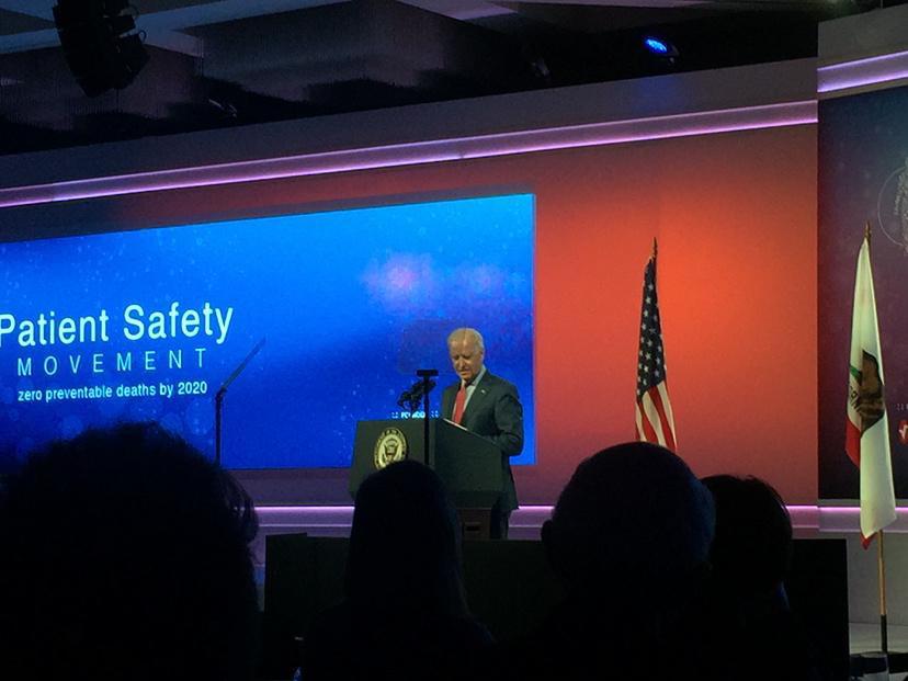RJSzczerba's tweet photo. Inspiring talk by @JoeBiden today at the Patient Safety Movement Summit (Irvine, CA). #pssts #patientsafety @0x2020 http://t.co/yNmMTirJbZ