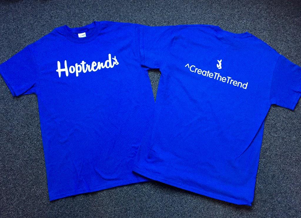 Hoptrend's tweet image. New T-Shirts just got in, retweet for a chance to get one!