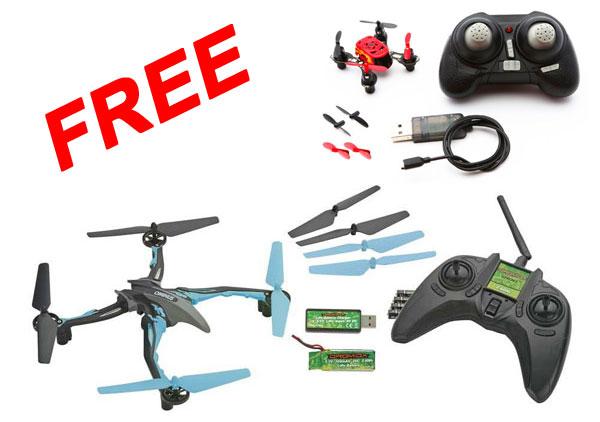 FREE Hobbyzone Faze micro quad with Dromida Ominus RC Quadcopter Drone at RC Superstore bit.ly/15G5qrv