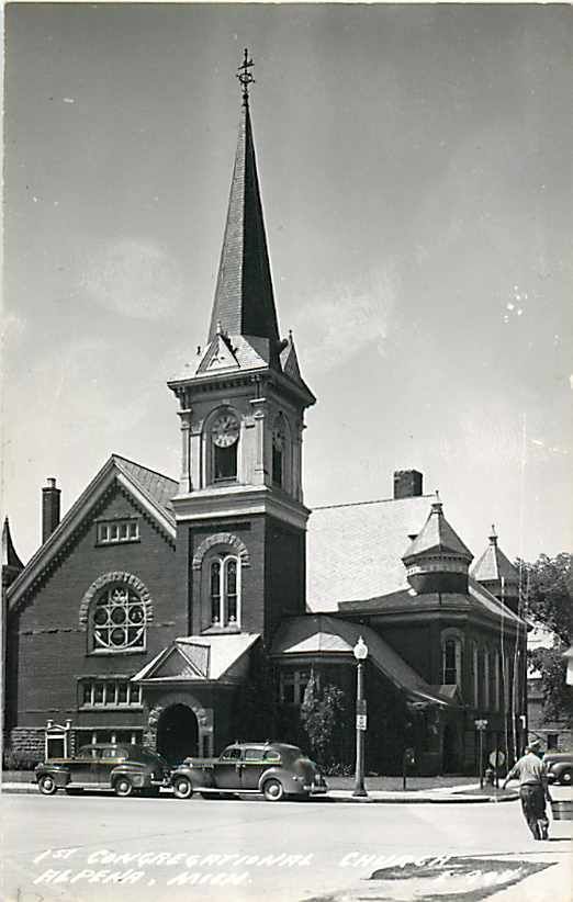 MichiganHist's tweet photo. 1st Congregational Church. Alpena - 1940s? (ebay)
#Alpena #DigAlpena http://t.co/bIneAAcjuh