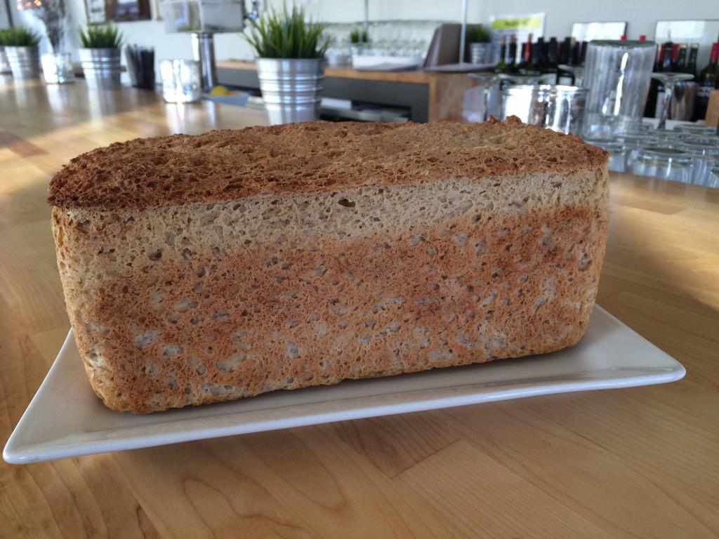 AmotEatery's tweet image. Have you ever seen such a beautiful loaf of homemade #glutenfree bread?? #EastNashville #bestbreadever