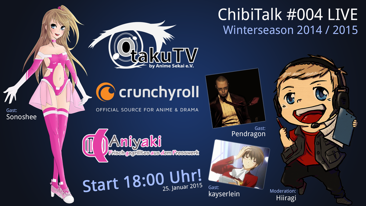 OtakuTVDE's tweet photo. Im 4 #ChibiTalk sprechen wir morgen Abend LIVE ab 18 Uhr über die neue Winterseason! Mehr dazu http://t.co/NnafyqDKqa http://t.co/OImHNvF2pd