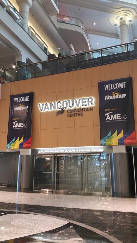Resource_Works's tweet image. RT @AME_BC: Two days until Mineral Exploration #RoundUp2015 at our new venue at Vancouver Convention Centre East!