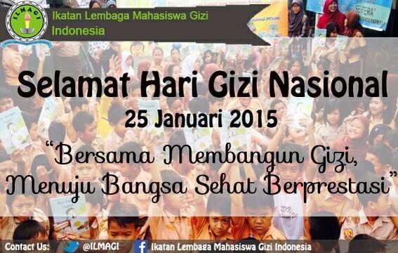 Selamat Hari Gizi Nasional! 🎉🏆🍎👬👭