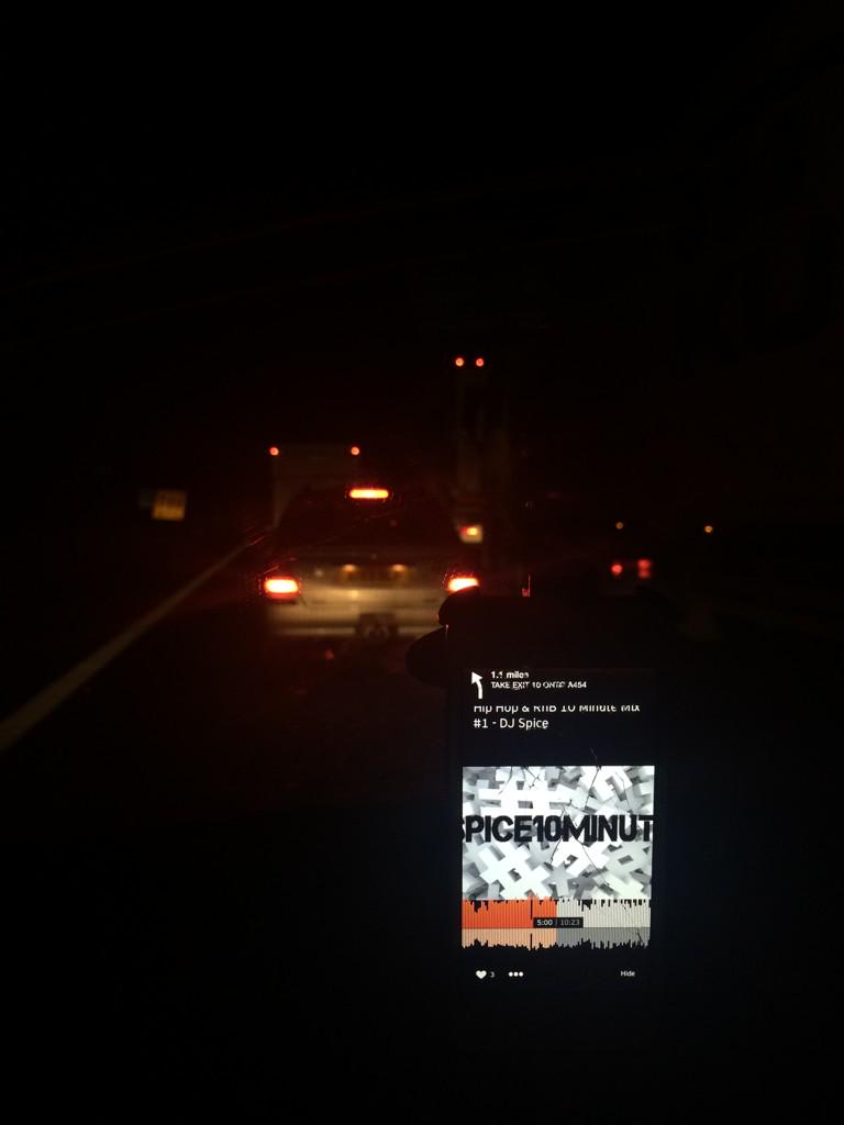 StephMag1's tweet photo. Traffic back from Anfield made a little bit better with @mysharona123 &amp; @ITSSPICE mix 🎶 #Anfield #FACup #KOP #YNWA http://t.co/d797d5F6jc