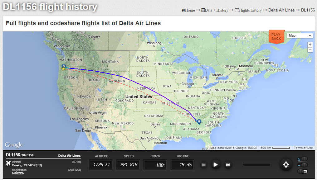 flightradar24's tweet photo. #WN2492 and #DL1156 esorted by fighter jets after bomb threats on Twitter. All passengers leave airliners safely. http://t.co/n0P001OscZ