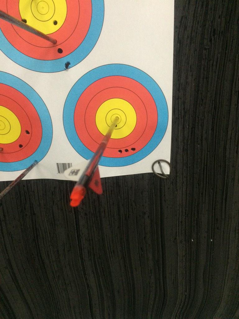 Bullseye BABY!! #addictedtoarchery
