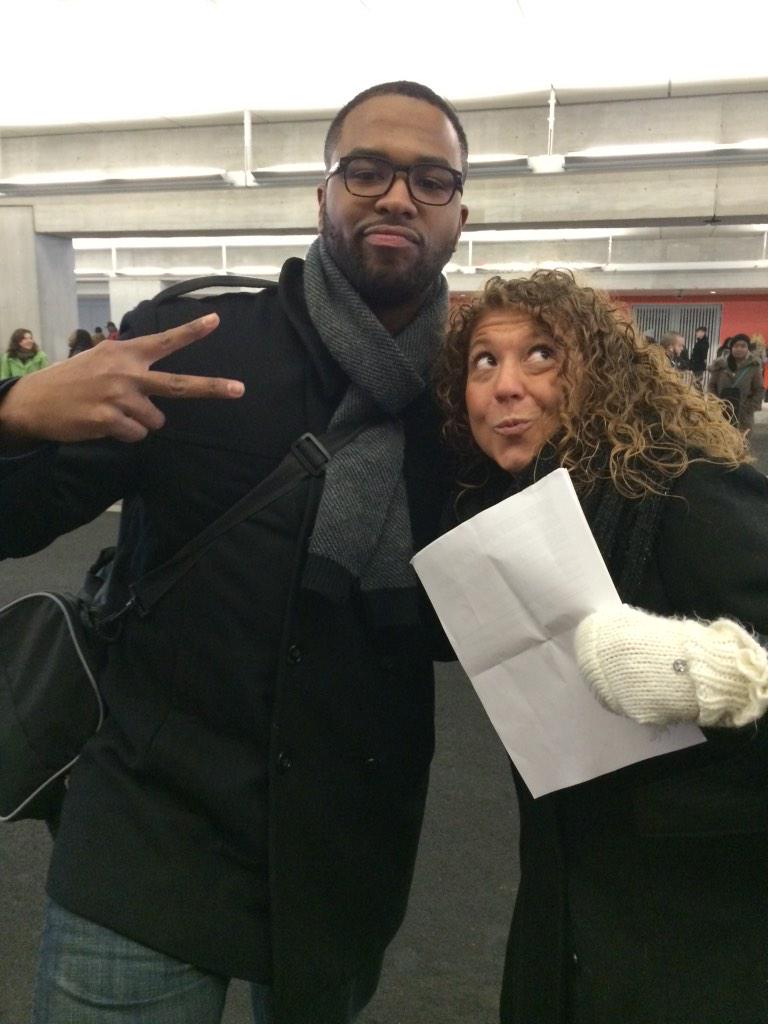 DCTransitBand's tweet photo. @LindsayDiles &amp; @joshuadalfred at their @NBCTheVoice audition in NYC! #TheVoice #futurestars #singer #musiclife http://t.co/IJulP0mpIh