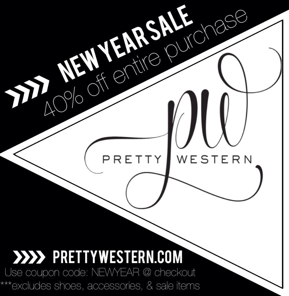 SALE SALE SALE 👯 40% off your entire purchase! prettywestern.com #prettywestern #boutique #sale