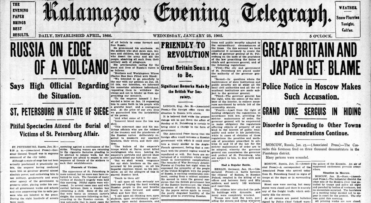 mkrauszc's tweet photo. International News from 110 years ago on this date
#DigAlpena http://t.co/mn0IWK9RFG