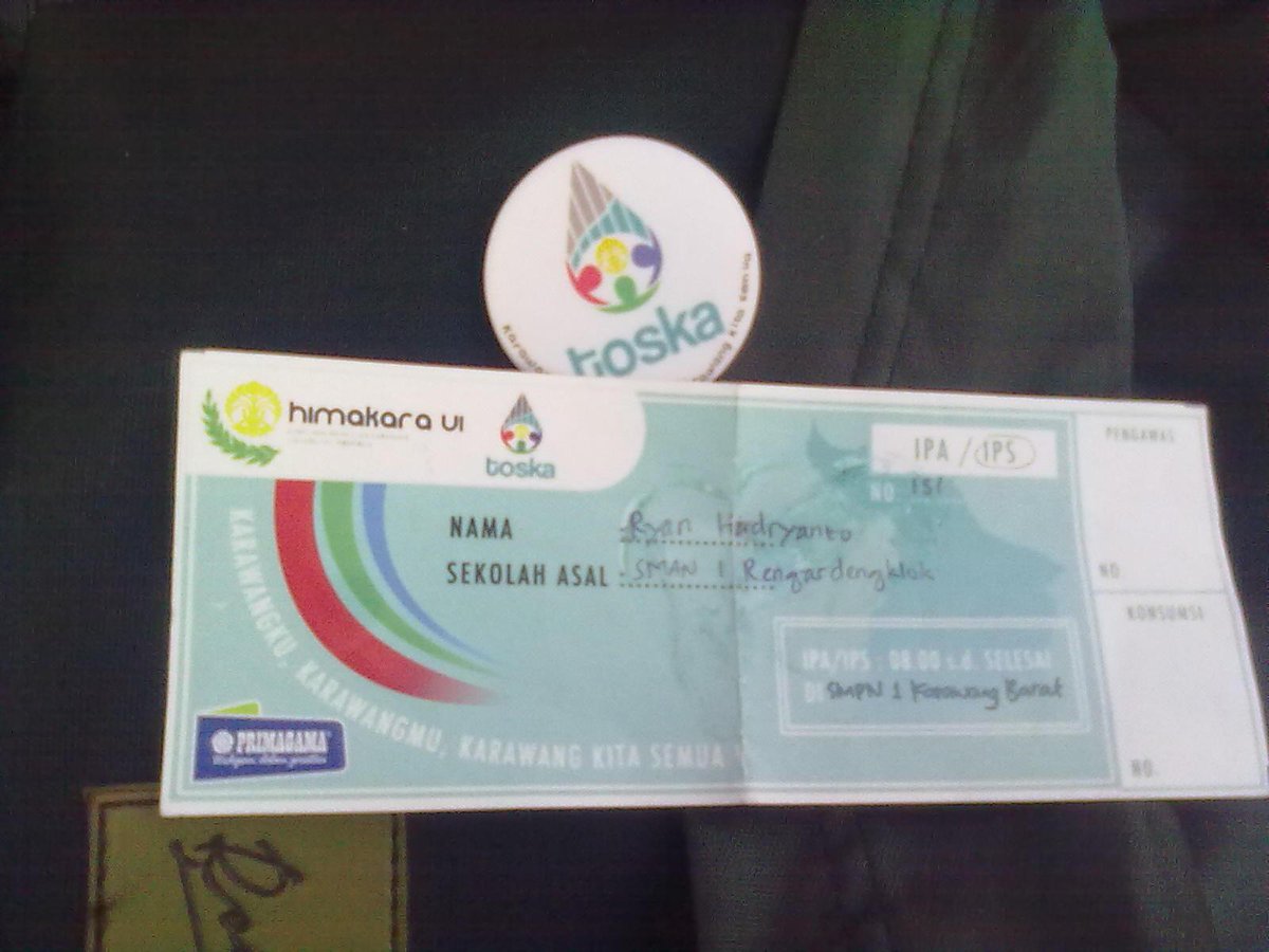 ryanhadr's tweet image. Saatnya tarung sama soal2 Simak UI #SimakUI2015 #Fighting